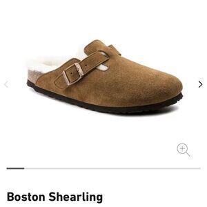 - EUC Womens Birkenstock Boston Shearling Clog size 41 (10-10.5)